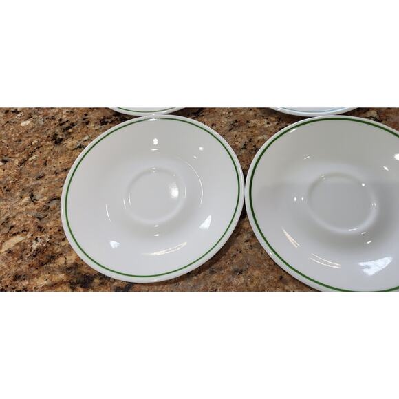 Corelle Green Rim Saucer (Set Of 4) - Picture 4 of 16